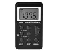 Fangxuee Radio FM Portatile con Batteria Ricaricabile. Ascolta La Tua Musica in Movimento con Gli Auricolari e Il Display Digitale.