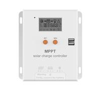 Fangxuee Regolatore di Carica Solare MPPT 20A Regolatore di Batteria 12V 24V con Display LCD per, Gel, Allagato e Litio