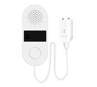 Fangxuee Rilevatore di Perdite D'Acqua Tuya 2.4G Wi-Fi con Allarmi Acustici e Luminosi 130 DB, Sensore di Allarme per Perdite D'Acqua, Controllo Tramite App per La Casa Intelligente
