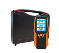 Fangxuee Rilevatore di Radon Portatile con Display LCD, Precisione In Tempo Reale, Media A Lungo e Breve Termine, Kit per il Test del Radon per Casa e Scuola