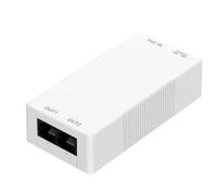 Fangxuee Ripetitore Poe Gigabit A 2 Porte 1 A 2 Estensori Poe con Protezione dai Fulmini IEEE802.3af/At PlugandPlay 48 V 30 W