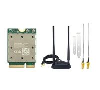 Fangxuee Scheda di Rete Wireless Bluetooth 5.4 WiFi7 QCNCM865 5800M Tri Band 2.4G/5G/6Ghz M.2 NGFF Adattatore di Rete Wireless B