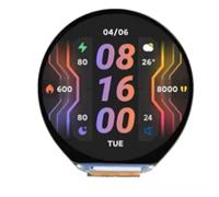 Fangxuee Scheda di Sviluppo ESP32 S3 LCD Rotondo 1,46 Pollici Display da 1,46 Pollici 412x412 Sensore QMI8658/MIC/SD/MP3 Audio Nessun Pannello Copertura