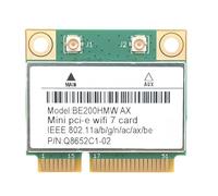Fangxuee Scheda WiFi PCI-e WiFi 7 BE200 BE200HMW 8774Mbps 2.4G/5G/6Ghz per Adattatore di Rete Bluetooth 5.4 802.11BE Antenna
