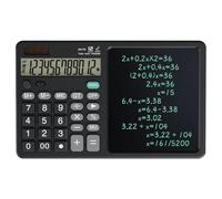 Fangxuee Scrivere Tablet Movimentazione Eliminabile con Stilo Calcolatrice Scientifica A 12 Cifre Disegno Deskodle Disegno di Disegno