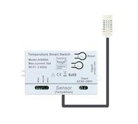 Fangxuee Sensore Smart Tuya WiFi di Temperatura e Umidità con Sonda Esterna per Monitoraggio Affidabile