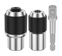 Fangxuee Set di 2 Bussole per Maschi, Utensile di Estrazione con Ganasce Regolabili, Bussole per Maschi Versatili e Robuste, Bussole per Maschi con Attacco da 3/8 di Pollice