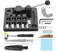 Fangxuee Set di di Piegatura con Sedi Regolabili, Strumento di Curvatura Ad Metallico, Pesante per Forgiatura di Gioielli, Lavorazione Fai -da -Te
