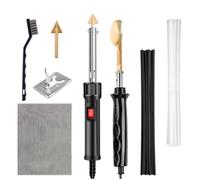 Fangxuee Spina UE, Kit Saldatore Elettrico 50W/150W, Strumento di Riparazione Paraurti per Auto Domestiche, Saldatrice Portatile In Plastica
