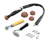 Fangxuee Strumenti per la Riparazione della Gomma 'Aria, Levigatrice A Bassa velocità per Pneumatici, Rullo, Ruota di Lucidatura in Acciaio al Tungsteno.