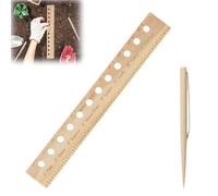 Fangxuee Strumento di Spaziatura Seminatrice Righello di Piantagione Dibber di Piantagione AccuratoTemplate di Spaziatura Strumento da Giardino per Giardini Cortili A