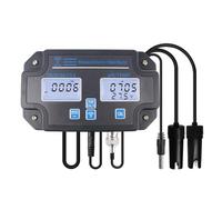 Fangxuee Tester Completo di Qualità 'Acqua 6 In 1 con PH, EC, TDS, Salinità, S.G e Monitoraggio Della Temp, Abilitato Wi-Fi, Plug UE