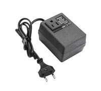 Fangxuee Trasformatore di Tensione da 200W UE A US, Trasformatore Step-Down da 220V A 110V, Adattatore da Viaggio Monofase con Presa EU.
