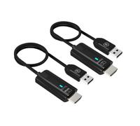 Fangxuee Trasmettitore e Ricevitore Audio e Video Wireless Compatibile con, Extender 1080P 30M Plug&Play per Laptop, TV Box e TV