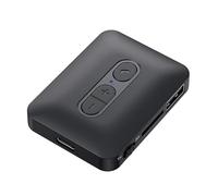 Fangxuee Trasmettitore Ricevitore Audio Bluetooth 5.4 Scheda TF U-Disk USB Riproduci Adattatore Wireless per Musica Stereo AUX da 3,5 mm con Microfono