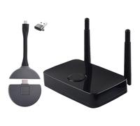 Fangxuee Trasmettitore Ricevitore Video Wireless -Compatible 5G/2.4G Type-C per Proiettore Schermo Wireless 1080P con Supporto A 100M di Distanza