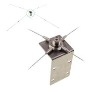 Fangxuee UHFJ Rafforzare la Staffa di Antenna 10-1300MHz SO239-SO239 Redicale Redical RE05 per Auto Mobile