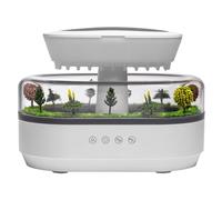 Fangxuee Umidificatore per, Umidificatore per Aria A Goccia, Diffusore di Essenziali con Luce e Rumore, Diffusore di Fragranze A Ultrasuoni, Spina UE