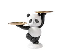 Fangxuee Vassoio Porta Chiavi in Resina Panda, Decorazione da Scrivania, Simpatico Portaoggetti da Scrivania per Ingresso e Camera da Letto, Decorazioni per La Casa