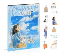 Fangxuee Women Journal Sticker Book People People Adesions per il Journal Scrapbooking Junk Journal Supplies Travel Travel