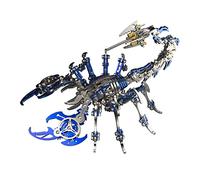 FANGZI Puzzle 3D in metallo 3D con re dello scorpione, set da 200 pezzi in metallo, puzzle 3D, calendario dell'Avvento 2022, regalo per adulti, ornamenti in metallo, scorpione, puzzle 3D, colore: blu