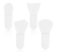 Fangzichen 4 mini pennelli applicatori per maschere facciali, piccoli strumenti applicatori per maschere in silicone, spatole per il trucco del viso per cosmetici, lozioni per il corpo, siero, crema