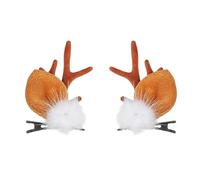 Fangzichen Fermagli per capelli di Natale Piccole corna di renna di Natale Cervo Cervo Cerchietto Accessorio per capelli Copricapo