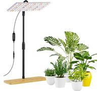 FANHAO Luce per Piante con Supporto,Lampada per Piante a LED Spettro Completo per Piante da Interno,Lampada per Piante Regolabile in Altezza con Timer 3H/9H/12H,3 Modalità,10 Luminosità per giardino
