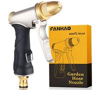 FANHAO Pistola da Giardino in Metallo a spruzzo per Tubo ad Alta Pressione, con ugello in Ottone, lavaggio auto, irrigazione Prato e Pulizia di marciapiedi