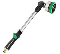 FANHAO Pistola per Irrigazionein metallo a 9 Modelli Regolabili, Pistola a Spruzzo Estesa con Flusso d'Acqua Controllabile, Lavaggio Auto, Pulizia del Cortile, Irrigazione del Giardino -Verde