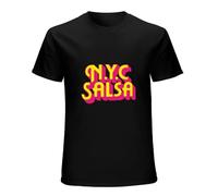 Fania Men’S NYC Salsa T-Shirt Black L