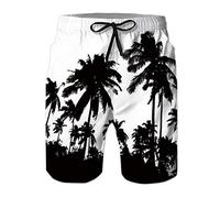 Fanient Uomini Swim Trunks Cool Graphic Quick Dry Beachwear Sport Running Swim Board Pantaloncini Watershorts Fodera in Mesh