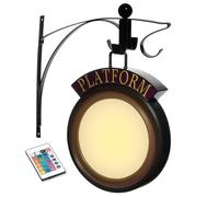 Fanimyholy Luce Notturna di Harry, Luce Notturna a Parete dei Personaggi dei Film, Lampada Appeso a Parete, Decorazione Magica per la Stanza dei Bambini, Lu-ce Ambientale Creativa a 16 Colori