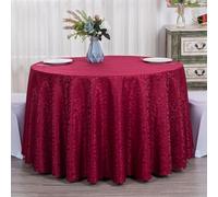 FANIVIN Grande tovaglia rotonda Può essere utilizzato per casa/hotel/conferenza/occasioni di matrimonio Claretto diametro 220cm