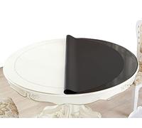 FANIVIN Tovaglia rotonda in PVC Resistente all'usura Anti-penetrazione facile da pulire Nero Diametro 70cm