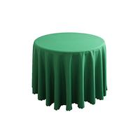 FANIVIN Tovaglia rotonda tinta unita Può essere utilizzato per casa/hotel/conferenza/occasioni di matrimonio verde diametro 220cm