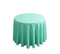 FANIVIN Tovaglia rotonda tinta unita Può essere utilizzato per casa/hotel/conferenza/occasioni di matrimonio Blu diametro 200cm