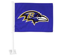 FANMATS 26134 Bandiera per auto Baltimore Ravens, grande, 1 pezzo, 28 x 35,6 cm