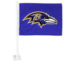 FANMATS 26134 Bandiera per auto Baltimore Ravens, grande, 1 pezzo, 28 x 35,6 cm