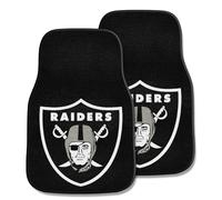 FANMATS - 5934 NFL Oakland Raiders Nylon Face Carpet Car Mat, Nero, 45,7 x 68,6 cm