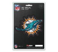 FANMATS 62779 Miami Dolphins 3D Decal Sticker
