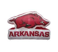 FANMATS Mascotte gonfiabile NCAA Arkansas Razorbacks - Display gonfiabile autogonfiante, ventilatore integrato e lacci, logo ufficiale della squadra, mostra il tuo spirito tutto l'anno