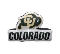 FANMATS Mascotte gonfiabile NCAA Colorado Buffaloes - Display gonfiabile autogonfiante, ventilatore integrato e lacci, logo ufficiale della squadra, mostra il tuo spirito tutto l'anno