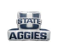 FANMATS NCAA Utah State Aggies - Mascotte gonfiabile autogonfiante, ventilatore integrato e lacci, logo ufficiale della squadra, mostra il tuo spirito tutto l'anno