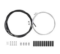 FANNAS Set 2 Cavo Freno, Cavo del Freno Bicicletta di Ricambio Universale, Cavo Freno Anteriore e Posteriore Bicicletta con Guaina Freno e Manicotti Terminal, Accessori Bici per Bici da Strad e MTB
