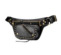 Fanny Bag - Outdoor Fanny Pack borsa in vita alla moda | borsa steampunk da viaggio - pacchetto sul petto da donna, per lavoro, ciclismo, vacanze, escursioni, appuntamenti, Nero , vedi descrizione,