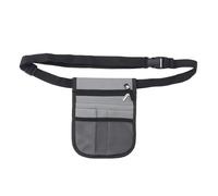 Fanny Infermiere Pack con Storage Utility Pocke impermeabile strumento infermieristico cintura strumento infermieristico per stetoscopi benda forniture di emergenza (grigio)