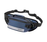 Fanny Pack, Anti-Theft Waist Bag with Zipper, Spacious Reflective Chest Bag, Strong Nylon Material, 10.24x5.91x3.94 Inches, for Running, Commuting, Vacation, Sports