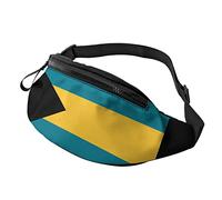 Fanny Pack Bag Flag Of The Bahamas, Marsupi Uomo Moda Borsello Da Cintura Resistente Marsupi Sportivi Per Sportivo Trekking Ciclismo