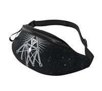 Fanny Pack Bag Illuminati Occult Geometric, Tattico Marsupi Con Cerniera Bum Bag Moda Waist Bag Per Running Sport Attività